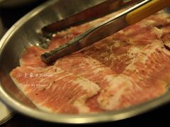 烤猪颈肉1-小本家韩式烤肉(紫藤路店)