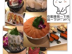 三文鱼刺身-万岁寿司(万国店)