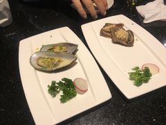 奶油青口贝，牛仔骨-梅筑·创意料理(王府井百货店)