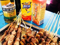 羊肉串-北京上庄水库尚野露天户外自助烧烤