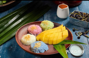 Four-color Mango Sticky Rice