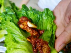 生菜包五花肉-邛海景风特色火盆烧烤店·烤串(月色风情小镇店)
