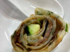 葱饼卷牛肉-台北楚楚园馅饼粥(虹桥南丰城店)