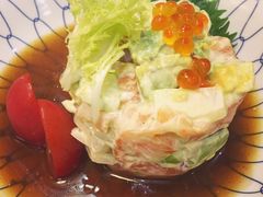 牛油果三文鱼塔塔酱-水之惠鲜鱼料理(王府大街店)