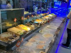 自助取餐区-渔民船说·北塘海鲜·天津菜·海肠捞饭(北塘古镇店)