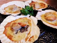 芝士焗扇贝-王鼎精致料理铁板烧(世博源店)