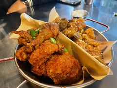 黄油蒜炸鸡块-富乐满韩国正宗炸鸡韩国料理(虹泉路店)