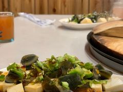 豆腐皮蛋-小火炕铁锅炖鱼