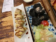 鲜切芒果芝士卷寿司-小川洋风料理(街道口店)