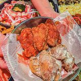 深圳美食|无法拒绝的芝士炸鸡皮‼️
