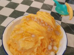 芒果绵绵冰-鞠婆婆•绵绵冰•凉糕•手工冰粉(苏稽一店)