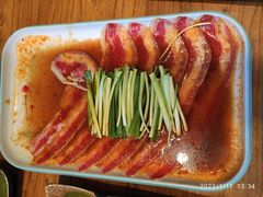 秘制牛五花-金石青云炭火烤肉店(中房上东花墅店)