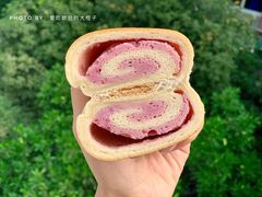 紫薯奶酥米面包-谷艺烘焙