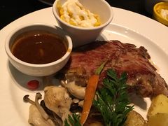 澳洲西冷扒烤野菌配黑椒汁-绿茵阁(体育西分店)