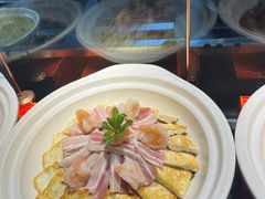 煎豆腐刀板香烧牡丹虾球-绿杨春·淮扬宴(庐山路店)