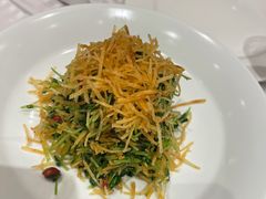 巧拌豆苗-四季民福烤鸭店(王府井灯市口店)