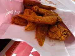 金沙咸蛋黄风味香辣鸡翅尖-肯德基(西影路店)