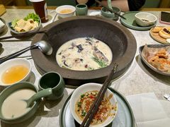 青椒紫苏锅-鲜潭蒸汽石锅鱼(五道口购物中心店)