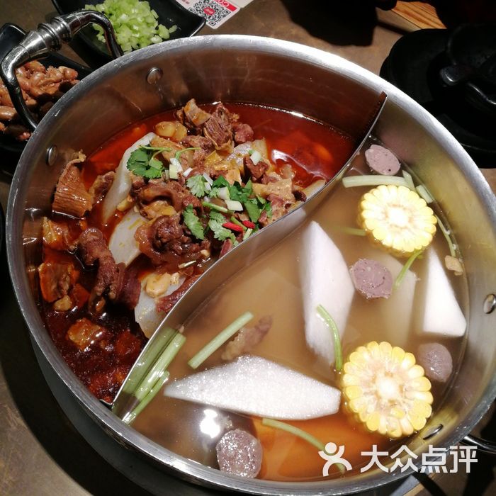 左庭右院鲜牛肉火锅牛腩鸳鸯锅图片-北京火锅-大众点评网