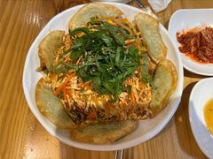 拌煎饺筋面-山海珍味韩国料理(奥城店)