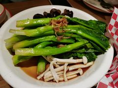 白灼菌菇菜心-新白鹿餐厅(城西银泰城店)