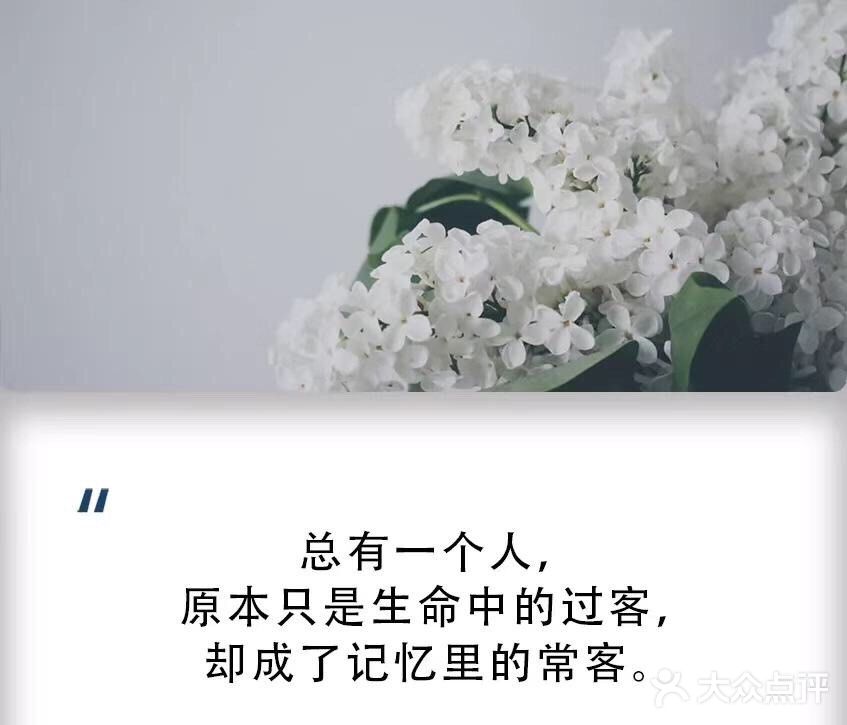 有一句话说：总有一个人，原本只是生命中的过客