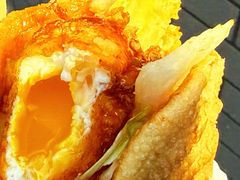 -小红车炸蛋葱油饼