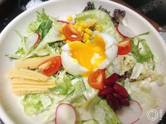 温泉蛋沙拉-九田家黑牛烤肉料理(石路天虹店)