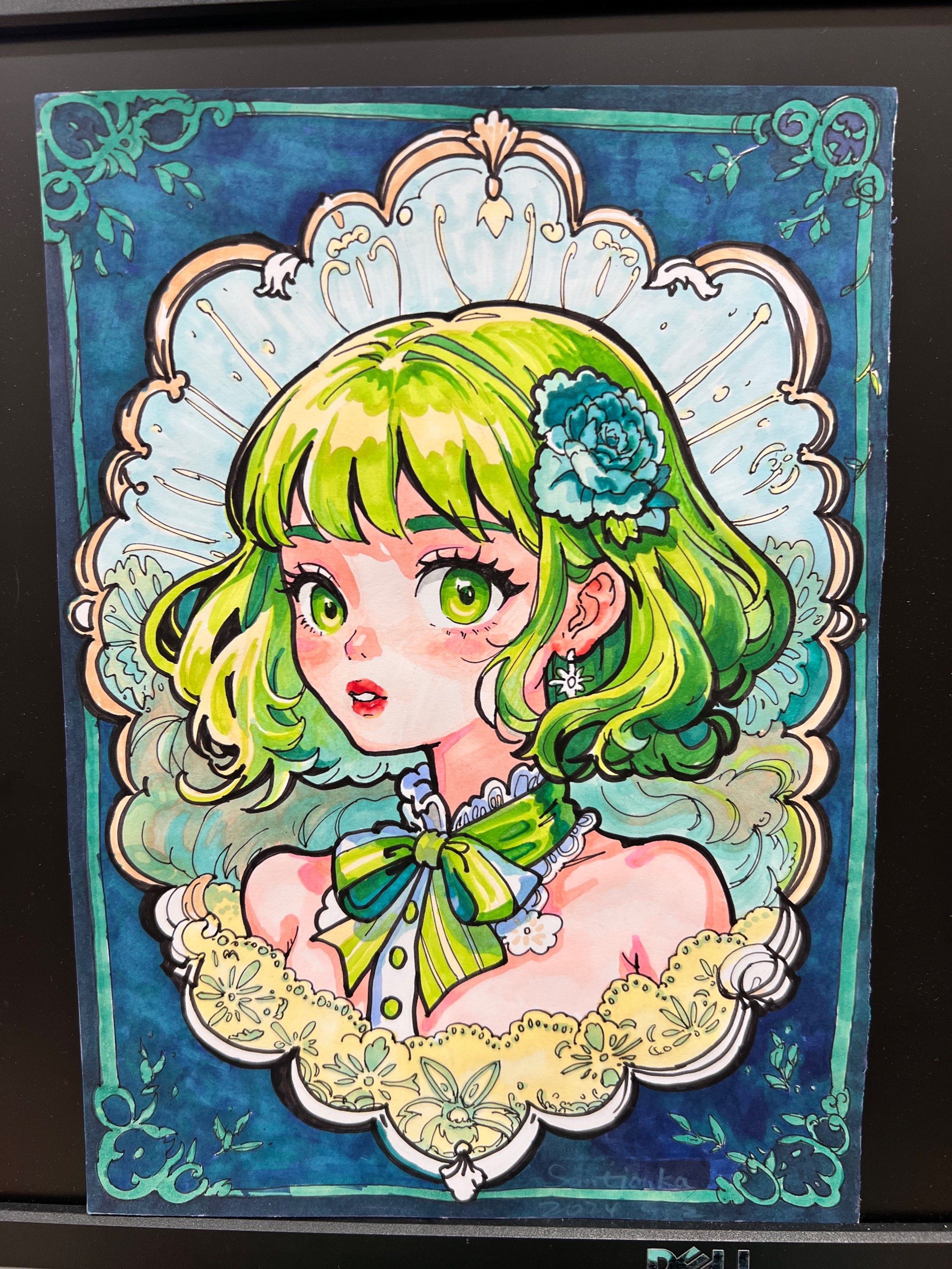 没想到孩子绘画出这么漂亮的作品