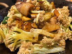 干锅有机花菜-老边饺子馆(金源店)