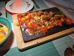 田园澳洲骰子牛肉-蜜桃花开·中西融合菜E&W(南长街店)