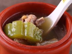 凉瓜黄豆炖龙骨汤-半岛私房菜(梅林店)