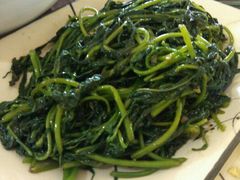 炒番薯叶-油田美食农庄