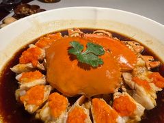 酱汁土猪肉蒸三门蟹-解香楼(八盘岭路店)