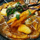 团购咗个88文套餐，有一大个鸭脚煲，青菜，麺