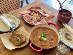 奶油培根鸡蛋荞麦可丽饼-salée