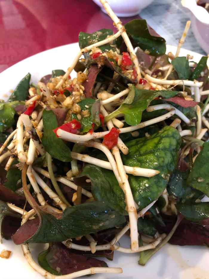 筠连椒麻鸡-"「血皮菜炒猪肝」猪肝滑嫩,入味儿,分量足.