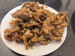 孜然羊肉-清真宏玉祥黄门脸餐厅(华荫东里店)
