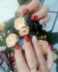 -手牵手美甲