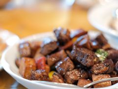 野菌炒m5牛肉眼-宁波柏悦酒店·钱湖渔港