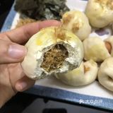 肚子里有料之低糖低油迷你肉松面包