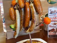 圣诞香肠树-Brotzeit博璨德国啤酒餐厅(亮马桥官舍店)