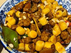 松子牛肉炒年糕-兔爸私家小厨(新北万达店)