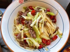 韭黄炒牛肉-刘氏三和面馆