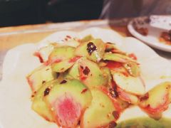 凉拌萝卜皮-燚店·铁板鱼蛙·烤肉·烤串(北新桥店)
