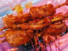 炭烤香辣小鱿鱼-杨婆婆烤肉(文昌阁店)