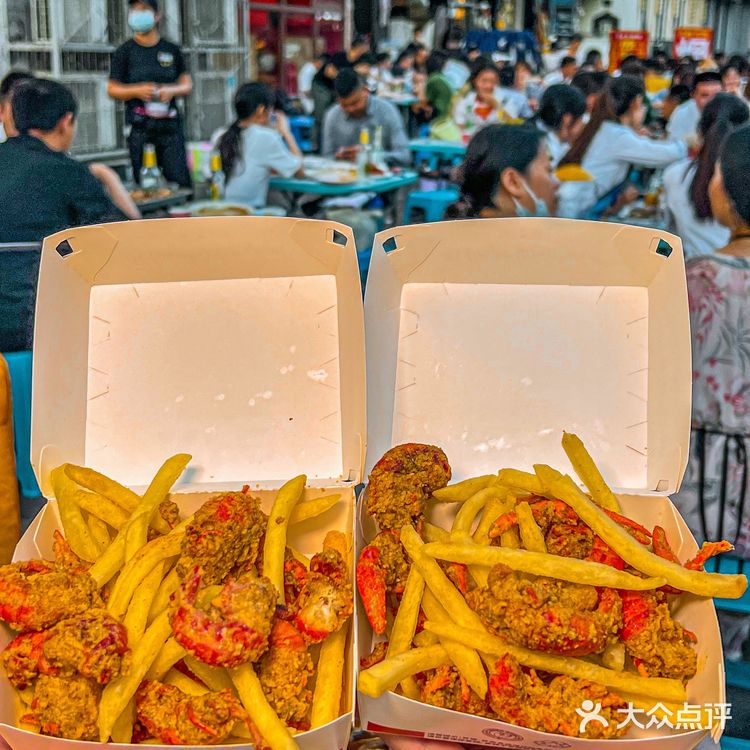 求求你们去吃咸蛋黄小龙虾薯条‼️‼️我沦陷了