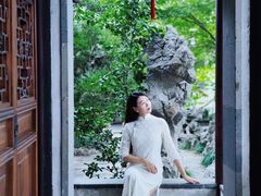 -暮晚尘香汉服旗袍