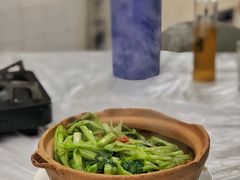虾酱通菜-凤城康记饭店