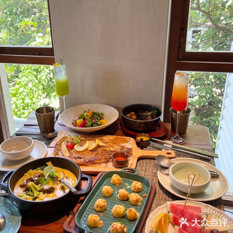 杭州探店|藏在半山腰的庭院花园餐厅🍃